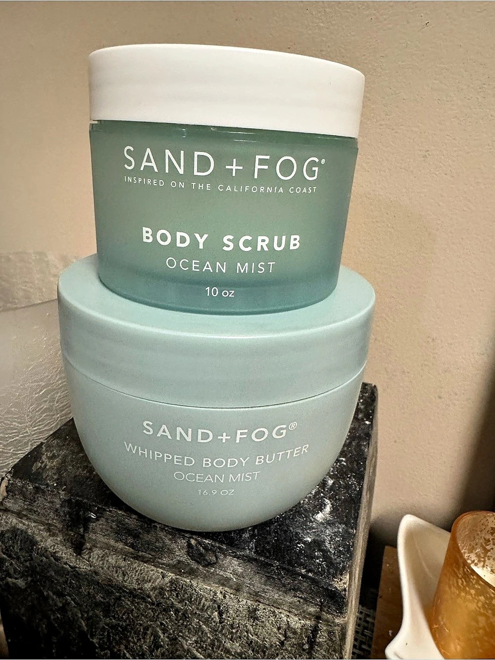 SAND + FOG Ocean Mist Body Scrub and Whipped Body Butter &